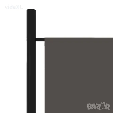 vidaXL Параван за стая, 5 панела, антрацит, 250x180 см, снимка 4 - Паравани - 56146703