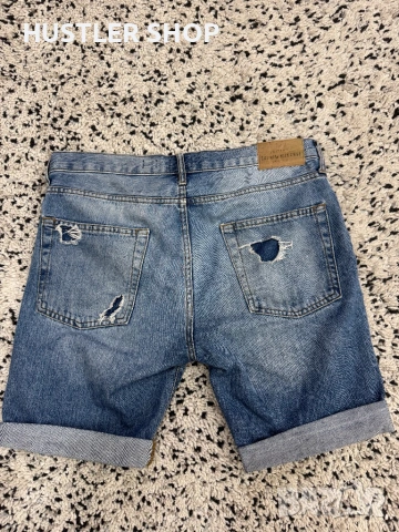 Мъжки къси дънкови панталони. Размер 33, снимка 3 - Панталони - 53135037