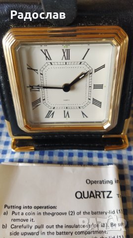 стар кварцов будилник , снимка 5 - Други - 41487399