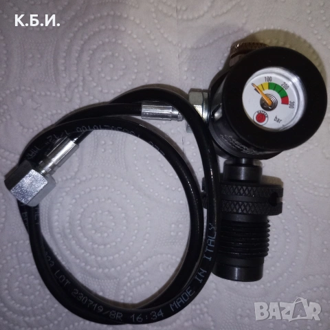 Бутилка за високо налягане на 250 атмосфери работното налягане - 7 литра + зарядна станция ., снимка 6 - Въздушно оръжие - 53780121