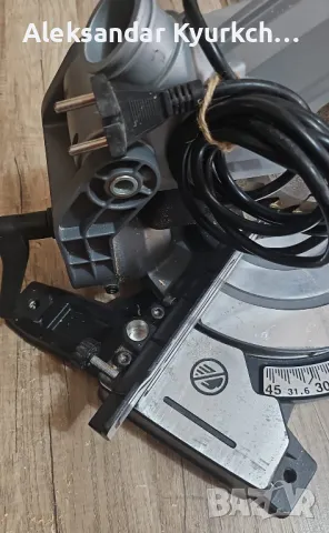 Напречен скосяващ потъващ циркуляр 1600W, снимка 2 - Циркуляри - 49702687