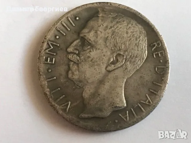 10 лири Италия 1929.Виктор Емануил, снимка 2 - Нумизматика и бонистика - 56194967