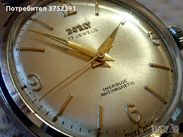 Швейцарски Механизъм Часовник DORLY, снимка 9 - Антикварни и старинни предмети - 53712400
