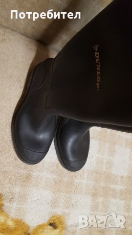 Нова цена-20лв.-Работни ботуши 38 Dunlop, снимка 3 - Дамски ботуши - 34409260