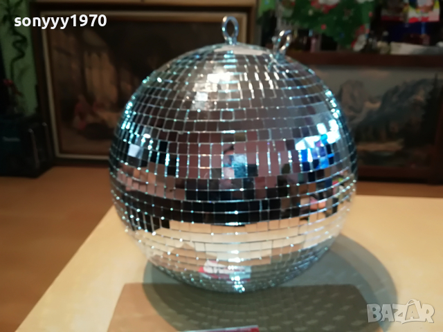 VARYTEC-GERMANY Голяма профи диско топка-30см 0104221901, снимка 8 - Ресийвъри, усилватели, смесителни пултове - 36311362