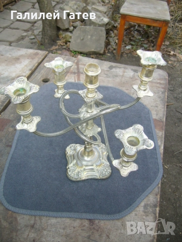 Старинни Свещници, снимка 3 - Антикварни и старинни предмети - 52589120