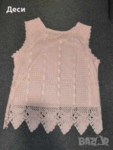 дантелен топ