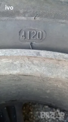 4 броя алуминиеви джанти с гуми 15-5х100 toyota с хубави зимни гуми, снимка 4 - Гуми и джанти - 47702164