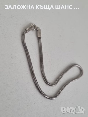 Сребърна гривна Тондо , снимка 3 - Гривни - 41022277