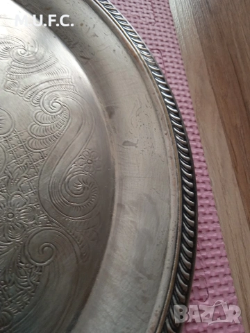 Сребърен поднос F.P.Rogers.1920., снимка 5 - Антикварни и старинни предмети - 53303024