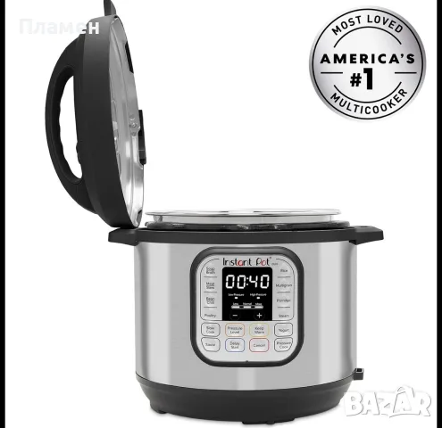МУЛТИКУКЪР INSTANT POT DUO 8L – 1200W – 13 ПРОГРАМИ – ИНОКС

ЧИСТО НОВ, НЕИЗПОЛЗВАН!, снимка 4 - Мултикукъри - 55885658