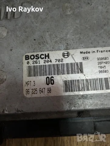 Компютър , ECU PEUGEOT 806 2.0 ,  FIAT ULYSSE  9632564780 , 0261204702 , снимка 3 - Части - 56056735