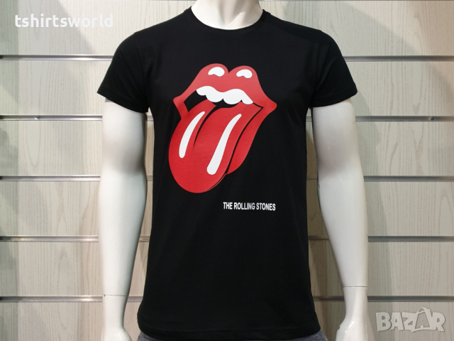 Нова мъжка тениска с трансферен печат на музикалната група Rolling Stones, снимка 5 - Тениски - 36147038