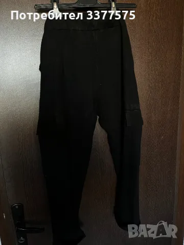 ZARA knit cargo карго черен панталон , снимка 4 - Панталони - 48546819