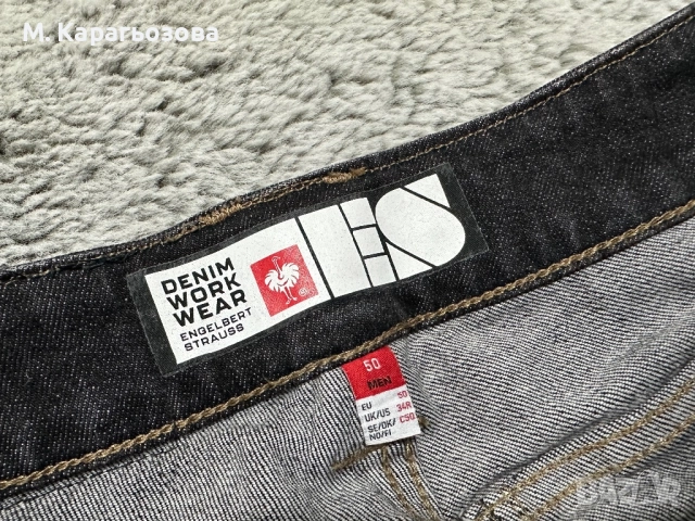 Engelbert Strauss Cargo POWERdenim Shorts, Размер 50, снимка 8 - Къси панталони - 52516681