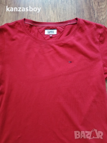 Tommy Hilfiger - страхотна дамска тениска ХС, снимка 3 - Тениски - 53638338