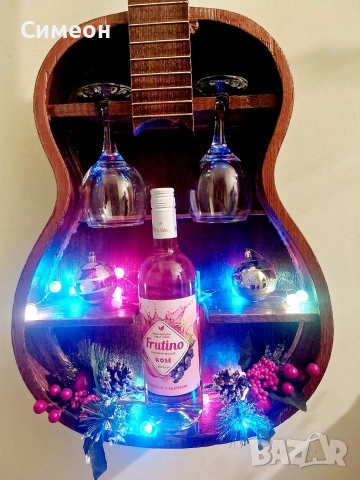 Ръчно изработена етажерка от китара - уникат !, снимка 8 - Китари - 52662149