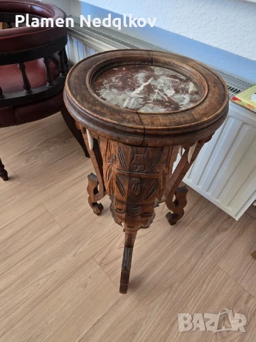 Стара масичка за цветя., снимка 4 - Антикварни и старинни предмети - 50829727