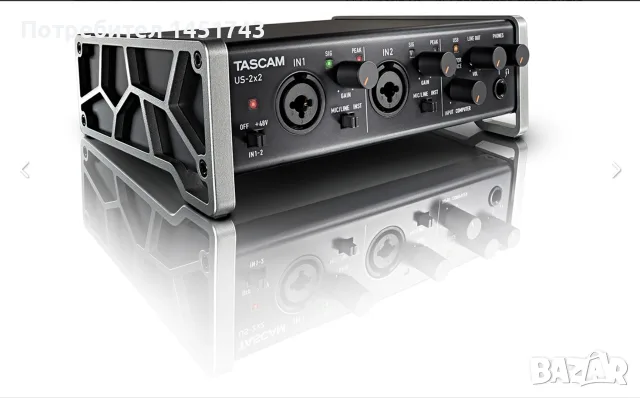 Външна звукова карта TASCAM