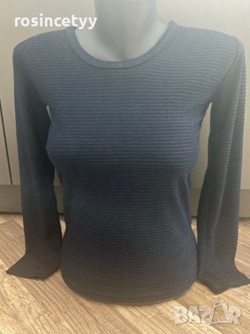 синя блузка, снимка 10 - Блузи с дълъг ръкав и пуловери - 23917136
