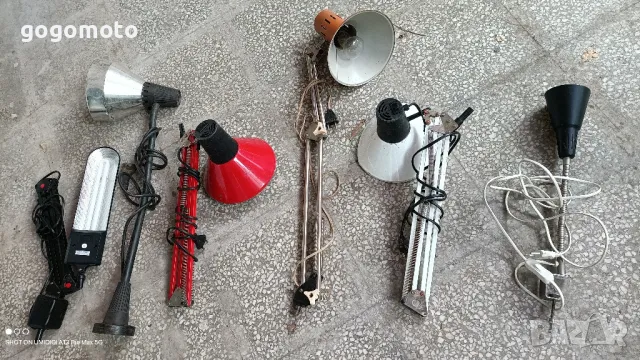 Работна Лампа шарнирна, подвижна, Настолна лампа,за бюро,маса,тезгях,струг,, снимка 6 - Други инструменти - 36369776