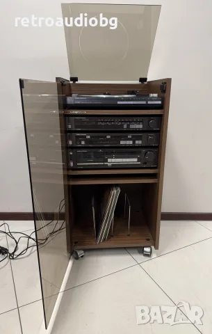 🔊Ретро аудио сет GRUNDIG - Усилвател, дек, тунер, грамофон и рак шкаф🔉, снимка 3 - Декове - 56023387