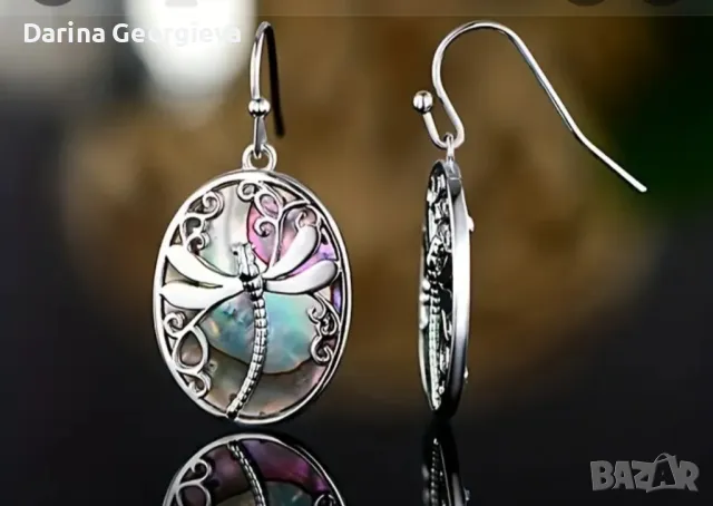 Обеци водно конче, снимка 1