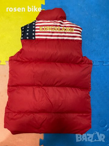  ''Kingsland''оригинален унисекс двулицев пухен елек