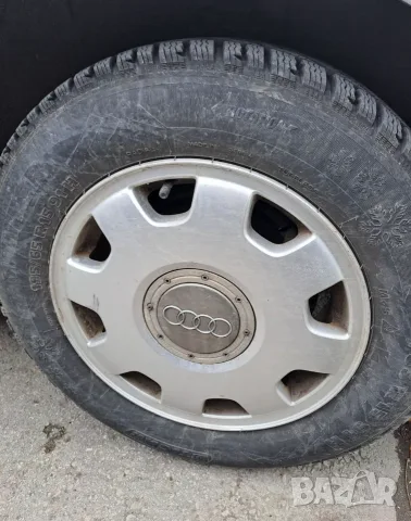 Джанти 15" с зимни гуми за Audi, 5х112,  ЕТ45. 4 бр. 