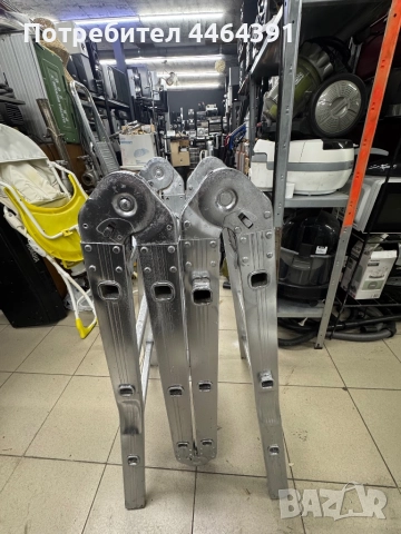 Сгъваема алуминиева стълба , снимка 8 - Железария - 52838016