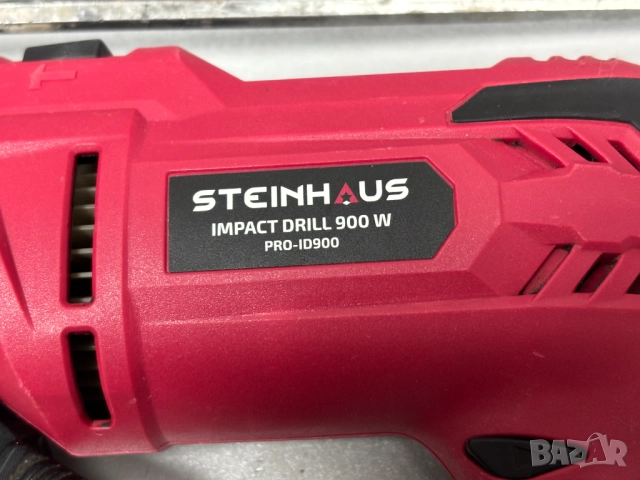 Ударна бормашина Steinhaus PRO-ID900, 900W, 3000 об/мин, Бърз патронник 13 мм, снимка 3 - Бормашини - 52882768