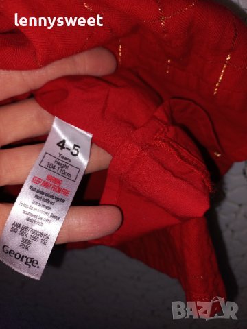 Коледна рокличка - George, снимка 6 - Детски рокли и поли - 38827355