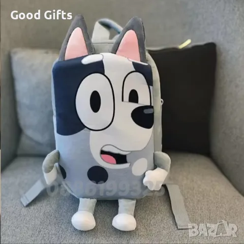 Плюшена играчка Раница Блуи и Бинго, Bluey and Bingo раница , снимка 8 - Плюшени играчки - 47358497