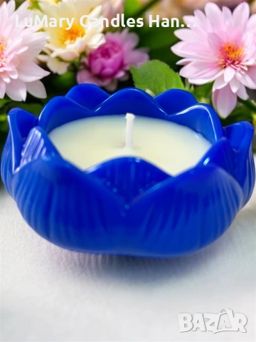 Свещ “Цвете”, снимка 3 - Декорация за дома - 53223258