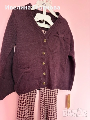 Детски комплект жилетка и панталон р-р 104см., снимка 2 - Детски комплекти - 53028991