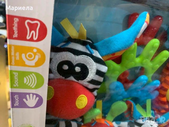 Playgro Jungle Friends / Комплект 7 дрънкалки 0+, снимка 8 - Други - 53492676