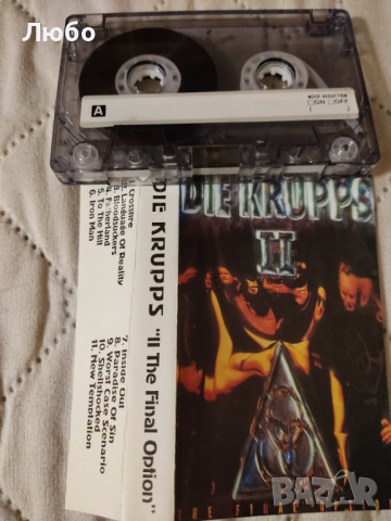 Die Krupps - II - The Final Option , снимка 4 - Аудио касети - 36225281