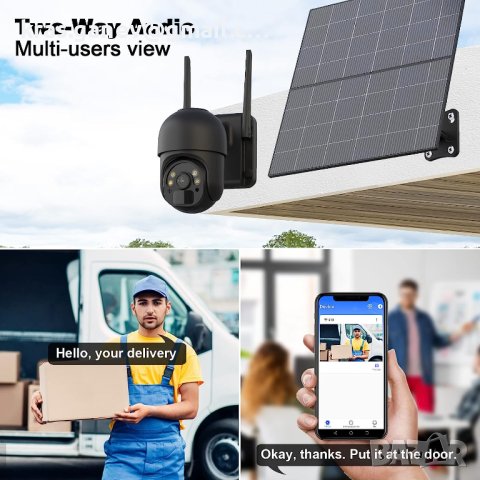 STUCAM 【24/7 записва 3G/4G LTE клетъчна охранителна камера, снимка 5 - Камери - 41248291