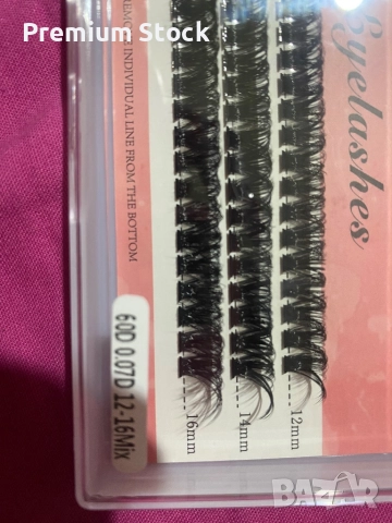 Мигли  50 D ,60D, снимка 4 - Декоративна козметика - 52724731