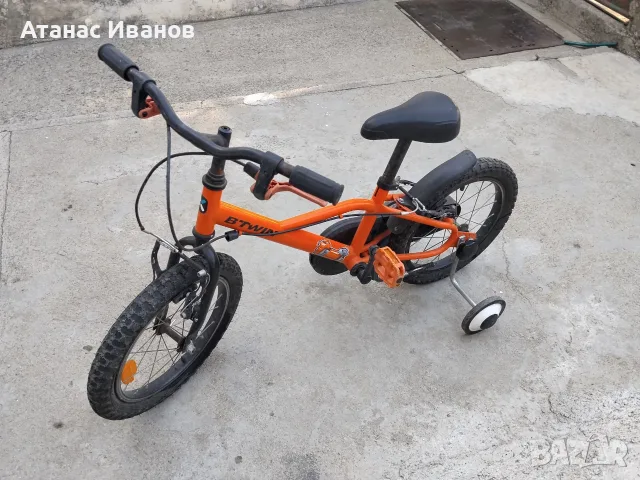 Детски велосипед колело Btwin robot 500 14` с помощни колела