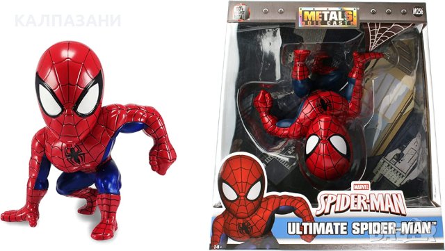 Метална фигурка Marvel Spider-Man Jada Toys 253223005, снимка 3 - Фигурки - 40287833