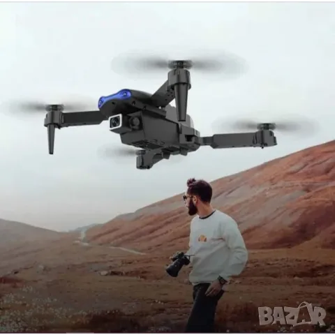 Дрон с две камери DUAL 4K CAMERAS, снимка 7 - Дронове и аксесоари - 56107190