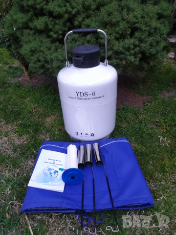 Дюаров съд - контейнер за течен азот YDS-6 , снимка 5 - Лаборатория - 53828553