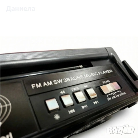 Портативно ретро радио - 3 лентов приемник GOLON RX-666D, снимка 6 - Друга електроника - 53783195