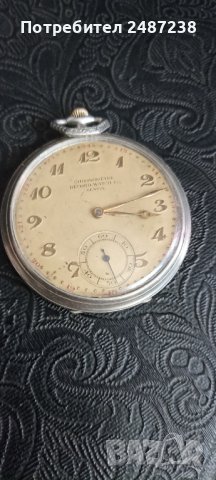Джобен часовник,, Chronometer Geneve Record, снимка 4 - Джобни - 41885025