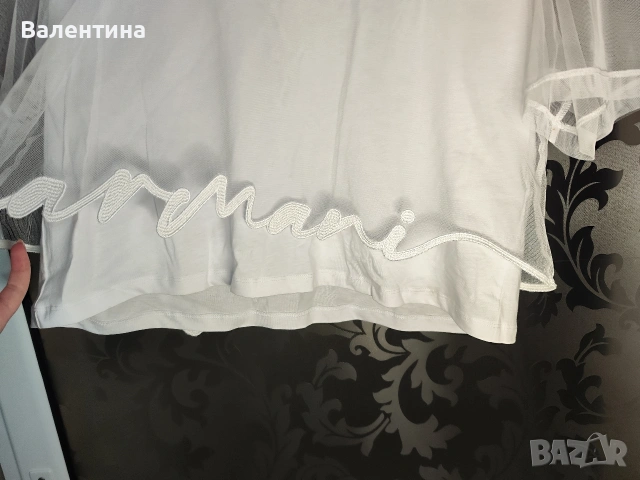 ARMANI EXCHANGE дамска тениска, L, снимка 10 - Тениски - 53206378