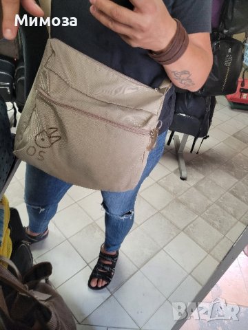 MANDARINA DUCK текстилна чанта, платнена,бежева, снимка 9 - Чанти - 42327439