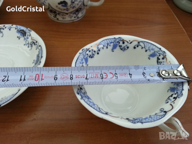 Стар   порцеланов сервиз за кафе фин порцелан, снимка 4 - Антикварни и старинни предмети - 36401872