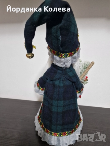 Коледно гномче, снимка 2 - Декорация за дома - 52425409