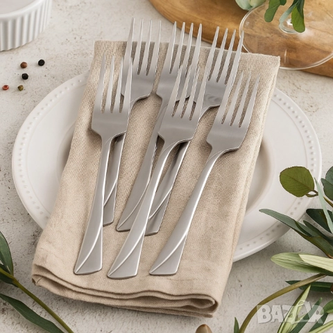 Вилици Bohmann BH 5813MR, 6 броя, неръждаема стомана, снимка 6 - Други - 51926192